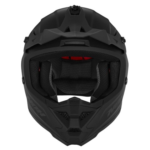 NOX KASK CROSS / OFFROAD N761 SOLID KID / JUNIOR (DZIECIĘCY) KOLOR CZARNY MAT ROZMIAR S (ZAPIĘCIE MIKROMETRYCZNE) NOX