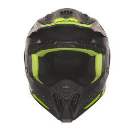 NOX KASK OFF ROAD / CROSS DZIECIĘCY/JUNIOR/KID N761 GRADIENT KOLOR CZARNY MAT/ŻÓŁTY FLUO ROZMIAR L NOX