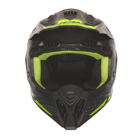 NOX KASK OFF ROAD / CROSS DZIECIĘCY/JUNIOR/KID N761 GRADIENT KOLOR CZARNY MAT/ŻÓŁTY FLUO ROZMIAR L NOX