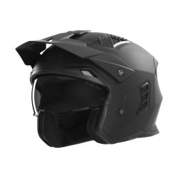 NOX KASK OTWARTY TRIAL N260 SOLID KOLOR CZARNY MAT ROZMIAR XL NOX