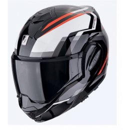 SCORPION KASK SZCZĘKOWY (SZCZĘKA DO TYŁU) EXO-TECH FURIO BLACK/RED KOLOR CZARNY/CZERWONY ROZMIAR XL SCORPION