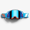 100 PROCENT JETT LAWRENCE LE ZESTAW GOGLE ARMATIC CHERRY-TORCHED MIRROR LENS+BLUE-BLUE MIRROR LENS 100 PROCENT