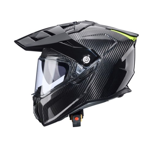 CABERG KASK OFFROAD / TRAIL / ADVENTURE DUOSPORT (DUAL) TANAMI CARBON Z SZYBKĄ I BLENDĄ KOLOR KARBON ROZMIAR L (PINLOCK W ZESTAW CABERG