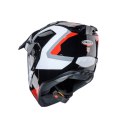 CABERG KASK OFFROAD / TRAIL / ADVENTURE DUOSPORT (DUAL) TANAMI SCRAM Z SZYBKĄ I BLENDĄ KOLOR CZARNY/CZERWONY/BIAŁY ROZMIAR XL (P CABERG