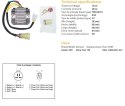 DZE REGULATOR NAPIĘCIA HONDA XRV 750 AFRICA TWIN '92 (31600-MV1-941) (35A) DZE ELEKTRYKA