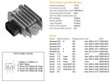 DZE REGULATOR NAPIĘCIA KAWASAKI KX 250F '11-'12; KX 450F '09-'11; KFX 400 '03-'06; KFX 450R '08-'13; SUZUKI LT-F 250 OZARK '02-' DZE ELEKTRYKA