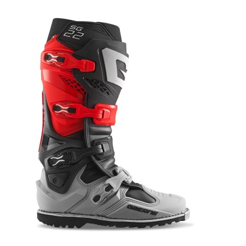 GAERNE BUTY CROSS/ENDURO MODEL SG-22 GORE-TEX ENDURO RED/BLACK/GREY LIMITED EDITION KOLOR CZERWONY/CZARNY/SZARY ROZMIAR 44 GAERNE
