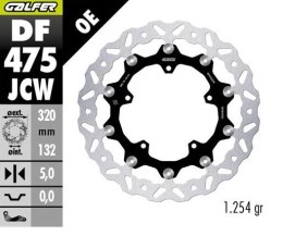 GALFER TARCZA HAMULCOWA PRZÓD YAMAHA MT-10 '17-; YZF -R6 '17-'23; YZF-R9 '25; FZ 1 '06'; YZF-R1 '04-'23; V MAX 1700 '09- (WAVE F GALFER
