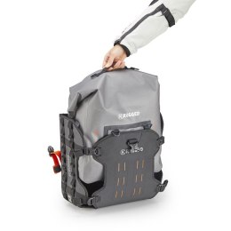 KAPPA 2025/04 TORBY (SAKWY BOCZNE) Z PŁYTĄ MONOKEY 100% WODOSZCZELNE KOLOR CZARNO SZARY (K' RUGGED) (PARA) KAPPA