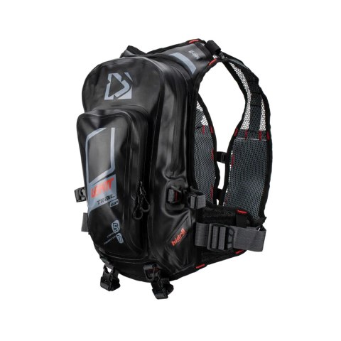 LEATT CAMEL BAG (PLECAK) Z SYSTEMEM HYDRACYJNYM MOTO HYDRADRI 2.0 WP HYDRATION (2,0L PŁYN, 5L CARGO) TITANIUM KOLOR CZARNY ROZMI LEATT