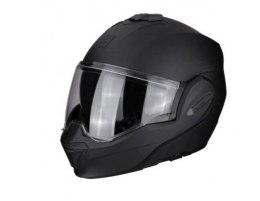SCORPION KASK SZCZĘKOWY (SZCZĘKA DO TYŁU) EXO-TECH SOLID MATT BLACK CZARNY MAT ROZMIAR S SCORPION