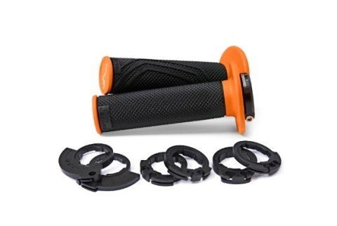 DOMINO MANETKI (GRIPY) OFF ROAD D-LOCK 2T / 4T (Z ADAPTERAMI ROLGAZU - KTM, HUSQVARNA, GASGAS, HONDA, KAWASAKI, SUZUKI, YAMAHA I DOMINO