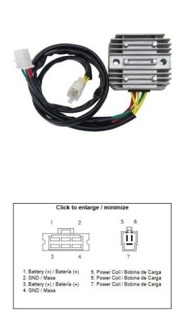 DZE REGULATOR NAPIĘCIA HONDA VT 700C SHADOW '86-'87; VT 800C SHADOW '88 (OEM 31600-MR6-000) DZE ELEKTRYKA