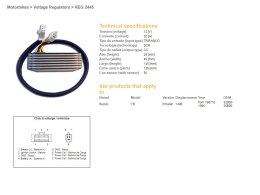 DZE REGULATOR NAPIĘCIA SUZUKI VS 1400 INTRUDER '87-'95 (OEM-32800-38B00) (ESR750) (SH576-12) (35A) DZE ELEKTRYKA
