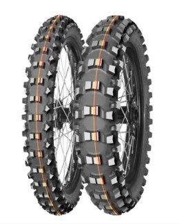 MITAS OPONA 70/100-17 TERRA FORCE-MX SM 40M (CZERWONO-ŻÓŁTY PASEK) TT PRZÓD DOT 2025 (DOT:XVDP) (460065) (ZAMIENNIK:70000165) MITAS