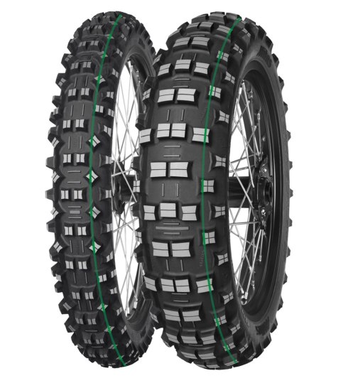 MITAS OPONA 90/100-21 TERRA FORCE-EF SUPER LIGHT (ZIELONY PASEK) 57R TT PRZÓD DOT 06/2025 (460091) (zamiennik:70000205) MITAS