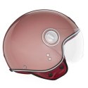 NOX PREMIUM KASK OTWARTY JET IDOL SOLID KOLOR RÓŻOWY/ZŁOTY ROZMIAR M NOX