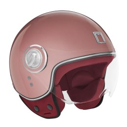 NOX PREMIUM KASK OTWARTY JET IDOL SOLID KOLOR RÓŻOWY/ZŁOTY ROZMIAR XS NOX