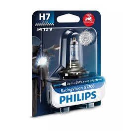 PHILIPS ŻARÓWKA MOTOCYKLOWA H7 12V 55W RACING VISION MOTO +200% (EFEKT INTENSYWNEJ BIELI - ODPORNA NA WIBRACJE - HOMOLOGACJA) PHILIPS