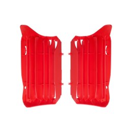 POLISPORT OSŁONY CHŁODNICY (KRATKI-KOMPLET ) HONDA CRF 250F '21-'22; CRF 450F '21-'24 KOLOR CZERWONY POLISPORT