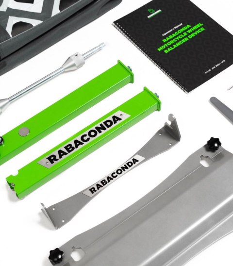 RABACONDA WYWAŻARKA DO KÓŁ MOTOCYKLOWYCH (MOTORCYCLE WHEEL BALANCER) RABACONDA