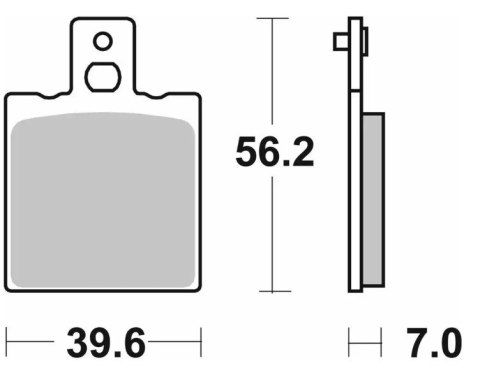 SBS KLOCKI HAMULCOWE NOWOŚĆ KH047 / KH47 OFF-ROAD SINTER KOLOR ZŁOTY SBS