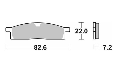 SBS KLOCKI HAMULCOWE NOWOŚĆ KH119 OFF-ROAD RACING SINTER KOLOR ZŁOTY SBS
