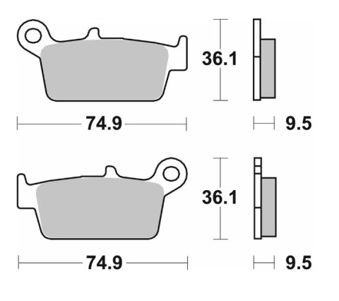 SBS KLOCKI HAMULCOWE NOWOŚĆ KH131 OFF-ROAD CARBON SBS