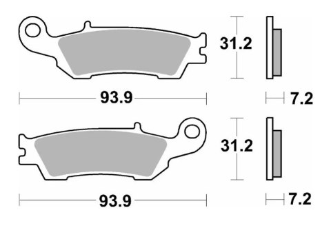SBS KLOCKI HAMULCOWE NOWOŚĆ KH450 OFF-ROAD CARBON SBS