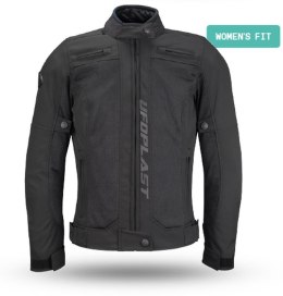 UFO 2025/04 KURTKA ACRON URBAN DAMSKA SOFTSHELL / AIRNET Z WYPINANĄ, ODDYCHAJĄCA, WIATRO I WODOSZCZELNĄ MEMBRANĄ KOLOR CZARNY RO UFO