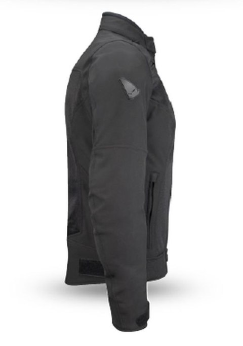 UFO 2025/04 KURTKA ACRON URBAN DAMSKA SOFTSHELL / AIRNET Z WYPINANĄ, ODDYCHAJĄCA, WIATRO I WODOSZCZELNĄ MEMBRANĄ KOLOR CZARNY RO UFO