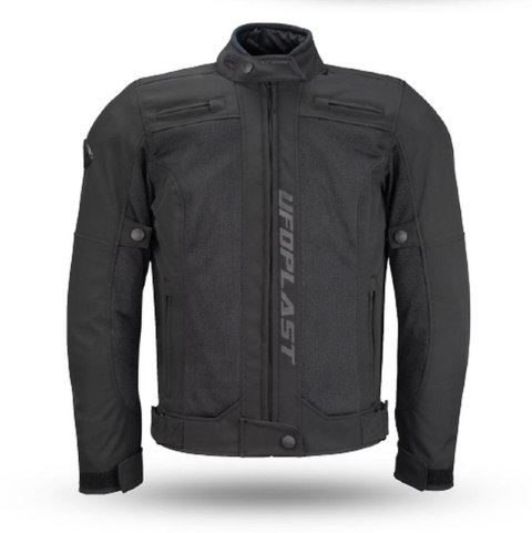 UFO 2025/04 KURTKA ACRON URBAN MĘSKA SOFTSHELL / AIRNET Z WYPINANĄ, ODDYCHAJĄCA, WIATRO I WODOSZCZELNĄ MEMBRANĄ KOLOR CZARNY ROZ UFO