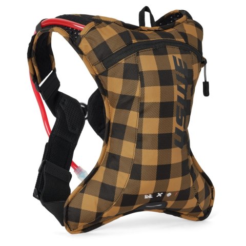 USWE CAMEL BAG OUTLANDER XC 2 FLANNEL KOLOR CZARNO-BRĄZOWY MOTO/ROWER POJEMNOŚĆ 1,5L PŁYN (2L PLECAK) USWE
