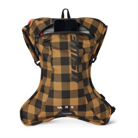 USWE CAMEL BAG OUTLANDER XC 2 FLANNEL KOLOR CZARNO-BRĄZOWY MOTO/ROWER POJEMNOŚĆ 1,5L PŁYN (2L PLECAK) USWE