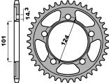 PBR ZĘBATKA TYLNA 4508 40 KTM 950/990/1190 RC8/ DUKE/ SUPERMOTO (JTR898.40) (ŁAŃC. 525)