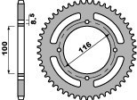 PBR ZĘBATKA TYLNA 467M 54 C45 (ŁAŃC. 428)