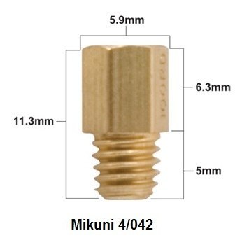 PROX DYSZA GŁÓWNA MIKUNI TYP 4/042 ŚREDNICA #510 ( 1 SZT. )