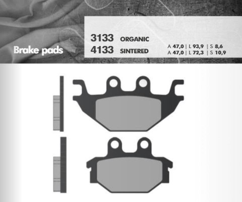 BRENTA KLOCKI HAMULCOWE KH377 (FT 3133) BRENTA