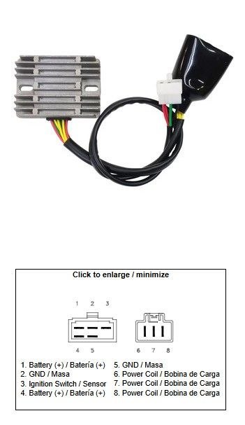 DZE REGULATOR NAPIĘCIA HONDA VTX 1800 '03-'08 (31600-MCH-000) (12A) DZE ELEKTRYKA
