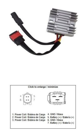 DZE REGULATOR NAPIĘCIA ROYAL ENFIELD 650 INTERCEPTOR; CONTINENTAL 650GT MOFSET (OEM 148239/E) (35A) DZE ELEKTRYKA