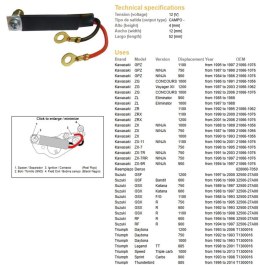 DZE REGULATOR NAPIĘCIA SUZUKI GSF/GSX/GSXR, YAMAHA FZR 1000 KAWASAKI GPZ 900/1000/1100, ZZR1100/1200, ZRX1100/1200 (ESR025) DZE ELEKTRYKA