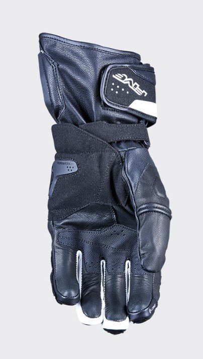 FIVE GLOVES RĘKAWICE SKÓRZANE RFX4 EVO KOLOR CZARNY/BIAŁY ROZMIAR 9 (M) FIVE