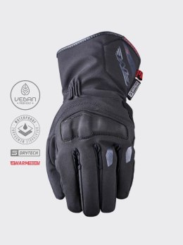 FIVE GLOVES RĘKAWICE TEKSTYLNE WFX4 WP (WATERPROOF - WODOODPORNE) KOLOR CZARNY ROZMIAR 12 (XXL) FIVE