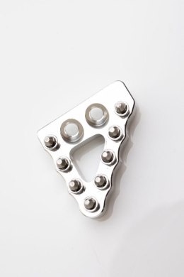 FM-PARTS STOPKA DŹWIGNI HAMULCA TYLNEGO (SZEROKA) KTM/HUSQVARNA KOLOR SREBRNY FM-PARTS