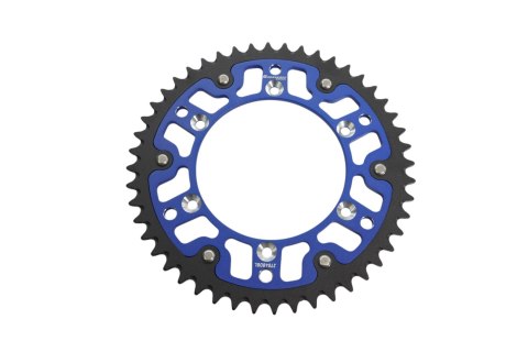 GROSSKOPF ZĘBATKA TYLNA DUAL RING / STEALTH (STALOWO-ALUMINIOWA) 270 48 (27048) YAMAHA YZ/YZF '99-'25 WRF '01-'25 KOLOR NIEBIESK GROSSKOPF