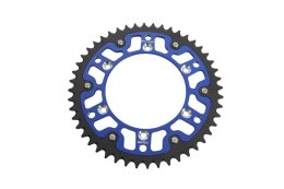 GROSSKOPF ZĘBATKA TYLNA DUAL RING / STEALTH (STALOWO-ALUMINIOWA) 270 49 (27049) YAMAHA YZ/YZF '99-'25 WRF '01-'25 KOLOR NIEBIESK GROSSKOPF