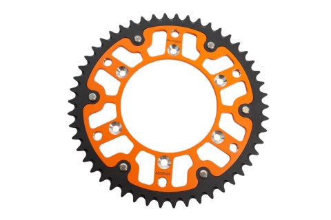 GROSSKOPF ZĘBATKA TYLNA DUAL RING / STEALTH (STALOWO-ALUMINIOWA) 899 49 (89949) KTM/HUSQVARNA/HUSABERG/GASGAS KOLOR POMARAŃCZOWY GROSSKOPF