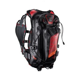 LEATT CAMEL BAG (PLECAK) Z SYSTEMEM HYDRACYJNYM MTB HYDRADRI 2.0 WP HYDRATION (2,0L PŁYN, 5L CARGO) BLACK/FLAME KOLOR CZARNY/BOR LEATT