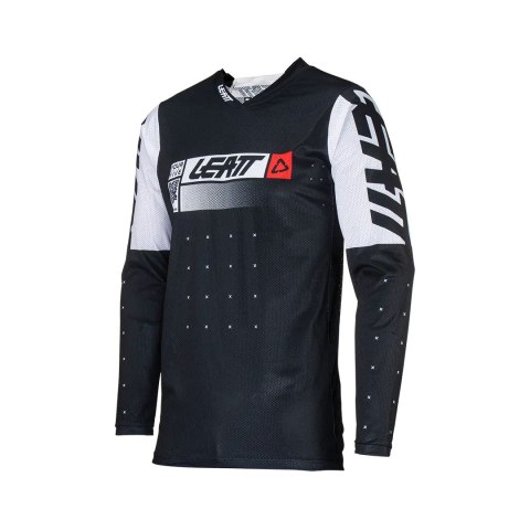 LEATT KOSZULKA MOTO 4.5 LITE JERSEY BLACK KOLOR CZARNY/BIAŁY ROZMIAR M LEATT