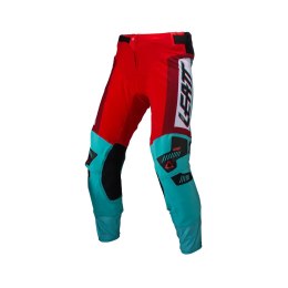 LEATT SPODNIE MOTO 5.5 I.K.S FUEL KOLOR NIEBIESKI/CZERWONY ROZMIAR L LEATT